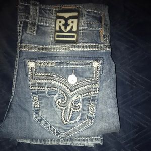 mens rock revival jeans